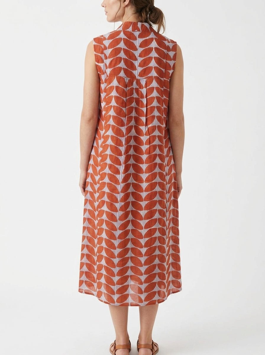 Zen Ethic Miana SL Cap Estel Orange Dress
