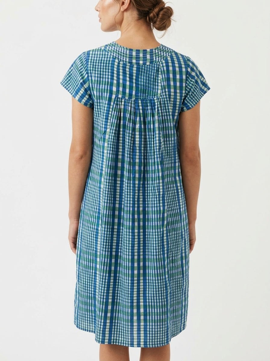 Zen Ethic Iris Nissa Blue Dress