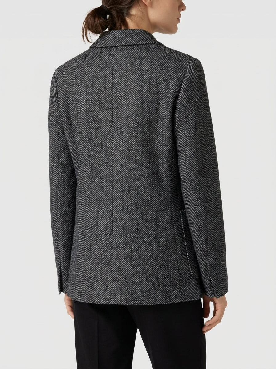 Blazer Harris Wharf London Espiga Marino