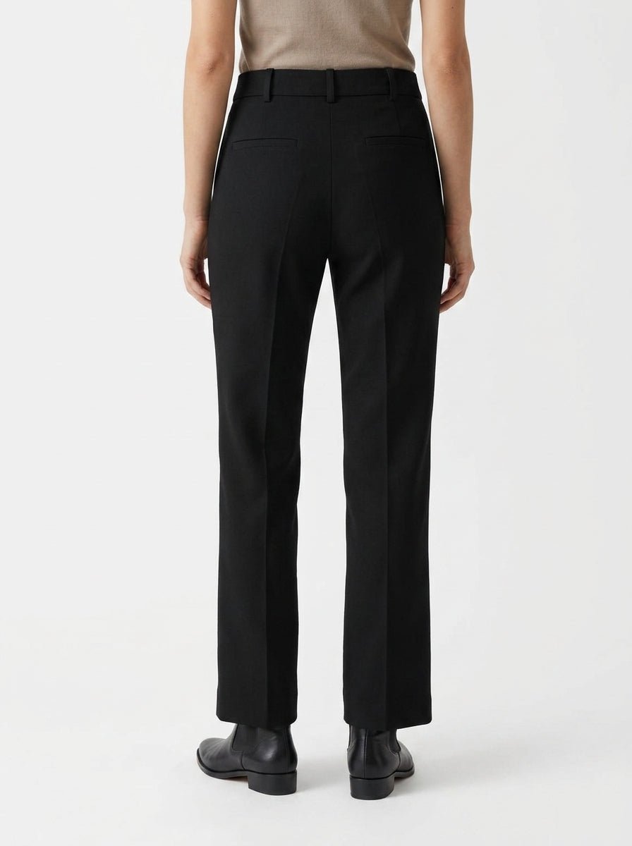 Pantalón Ragno Cropped Flare Negro