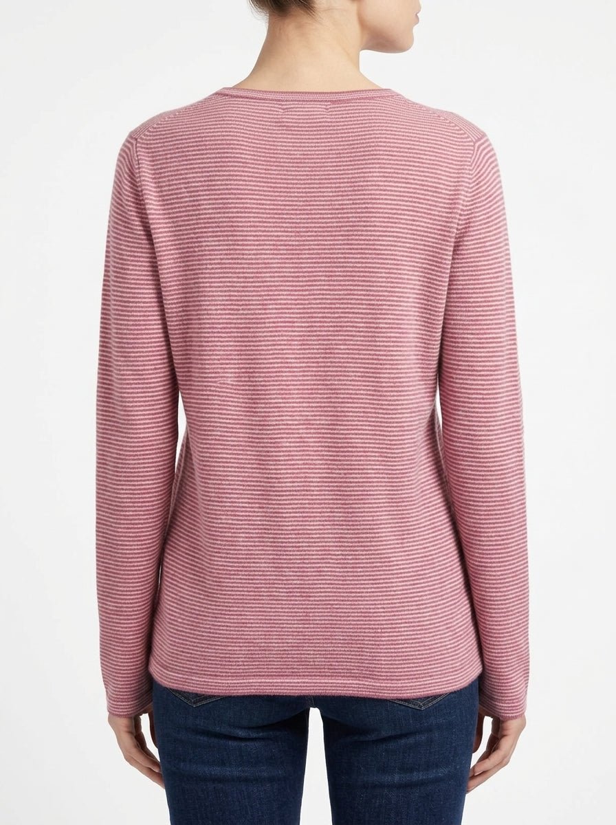Camiseta Universel Rayas Rosa