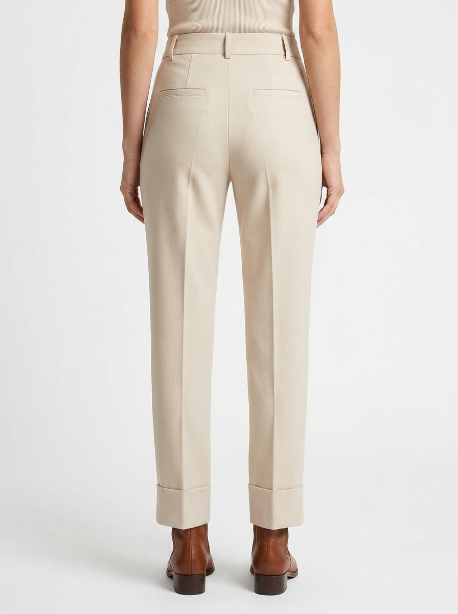 Pantalon Ragno Slim Straight Crudo