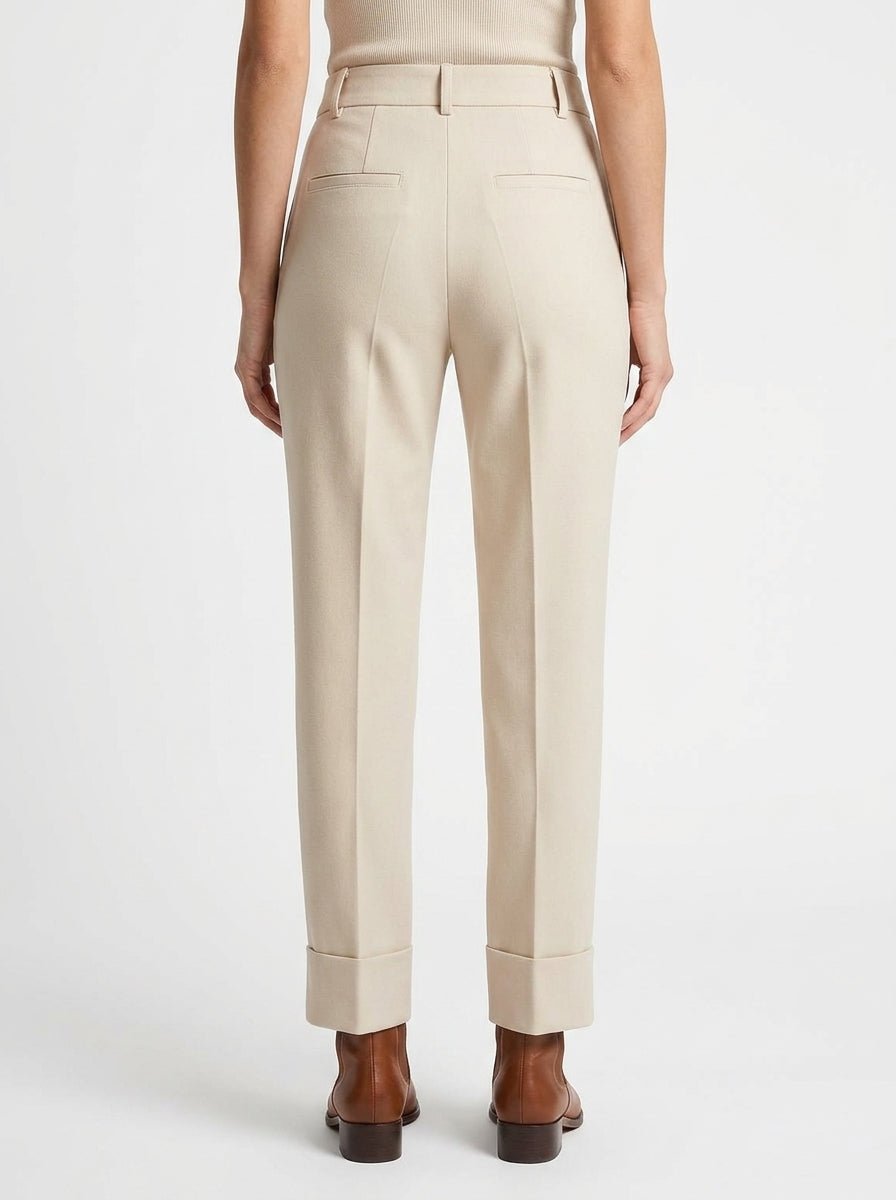 Pantalon Ragno Slim Straight Crudo