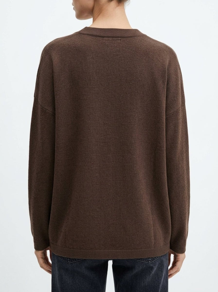 Cardigan Alessandro Aste Zaza Marrone