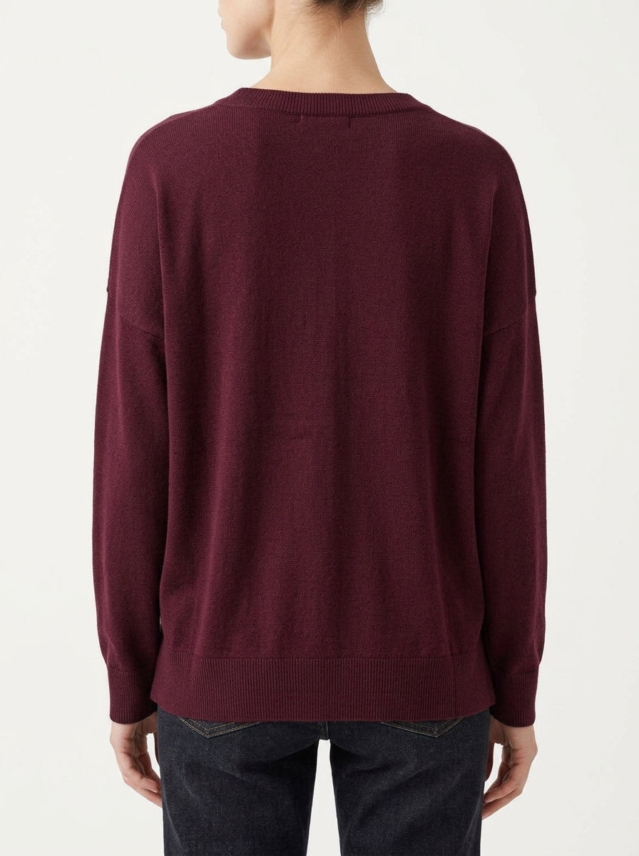 Milano Bordeaux Base Sweater