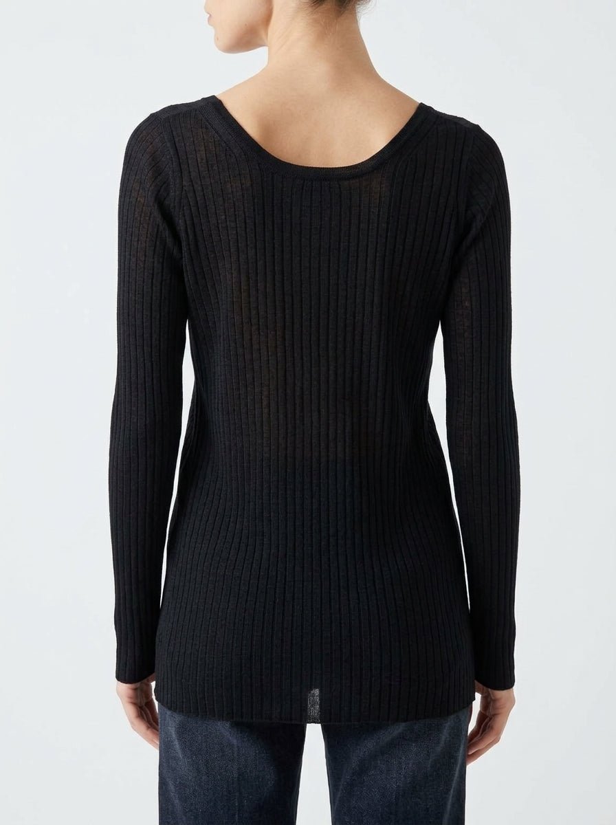 Cardigan C.T. Plage Canalé Negro