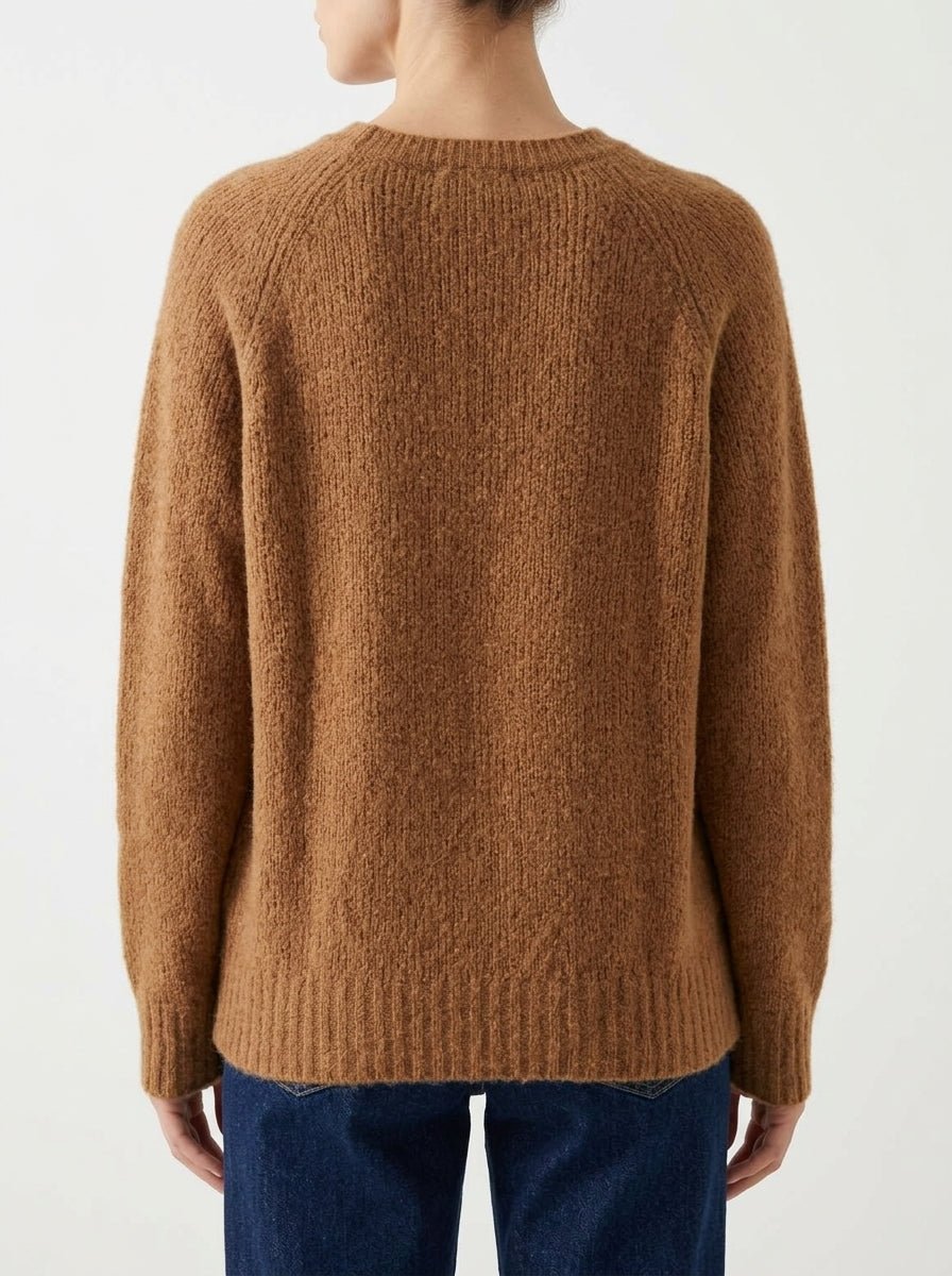 Pull Col Bateau Scaglione Camel