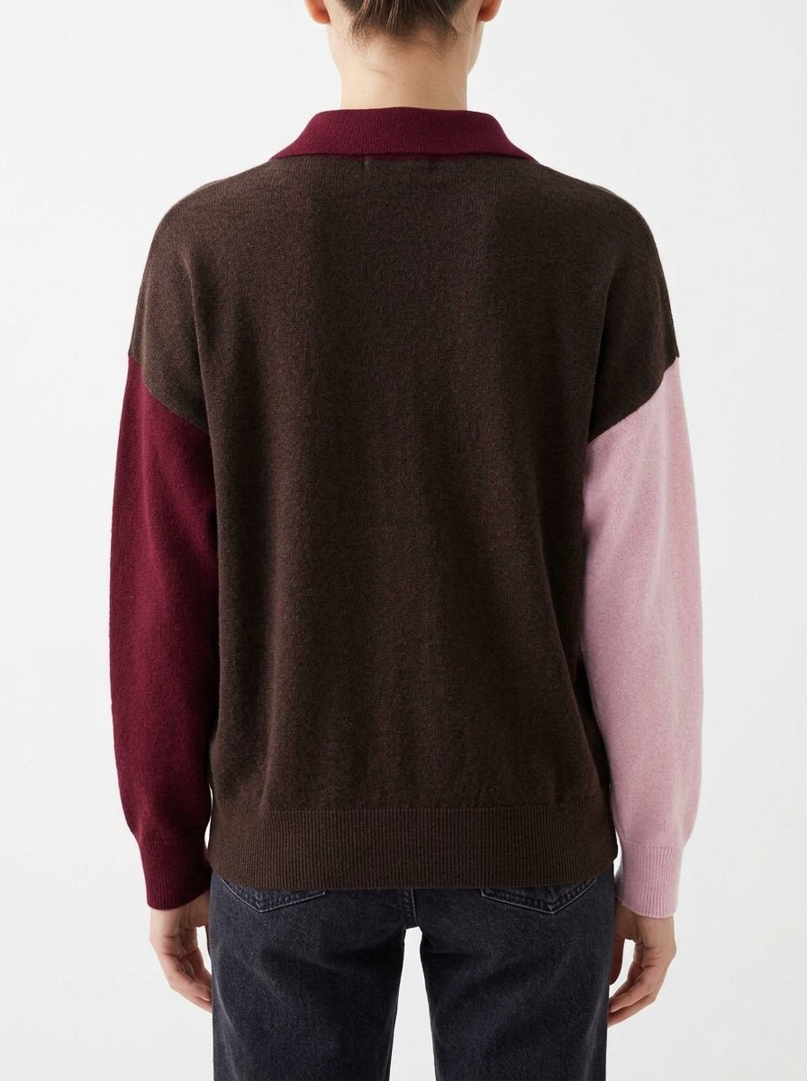 Cardigan Absolut Cashmere Majura Marron