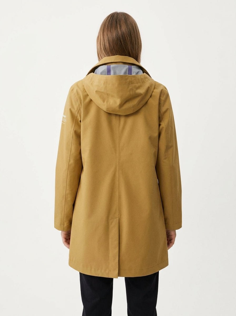 Gabardina Ecoalf Tormenta Camel