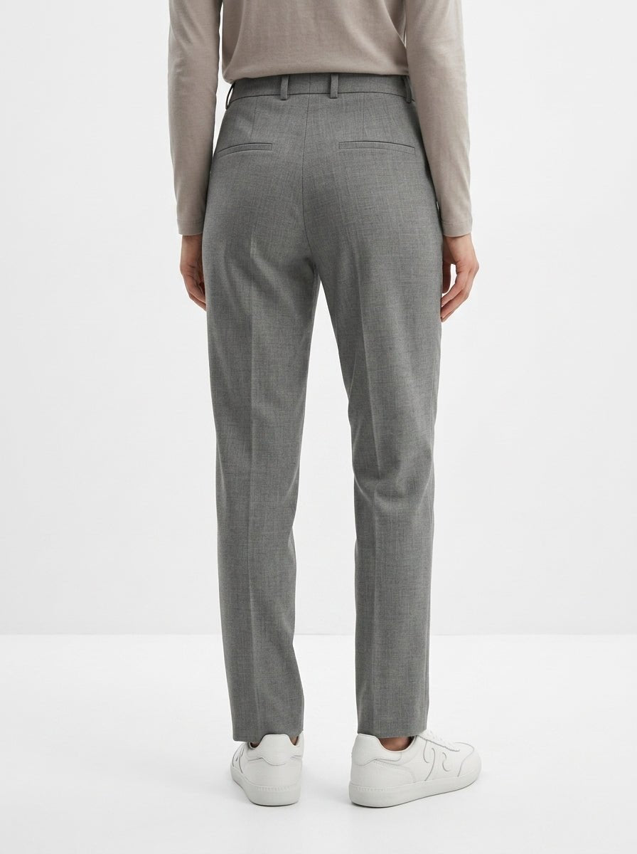 Pantalon Cambio Krystal Flap Gris Claro
