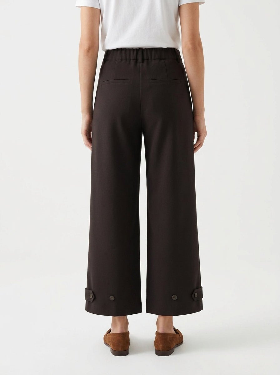 Pantalón Andam Trabilla Marrón