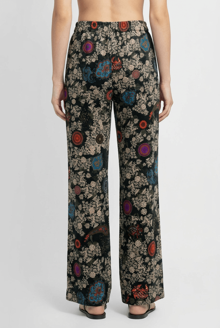 Pantalon Agoefilo Flores Caqui