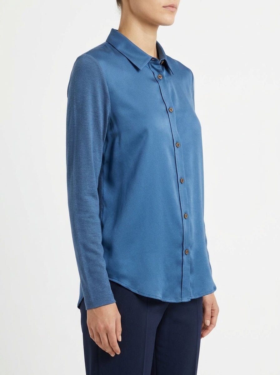 Camisa Whyci Milano Cobalto