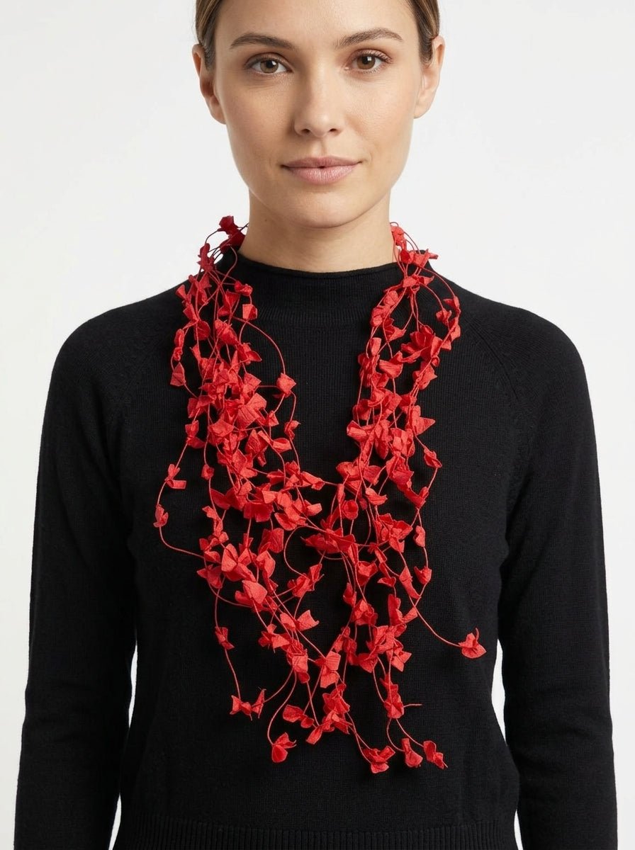 Collana lunga rossa Ana Hagopian Loop