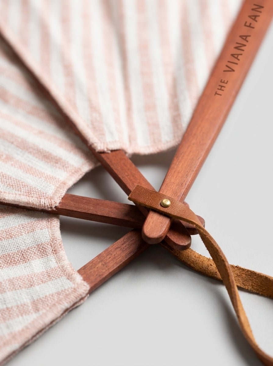 Abanico The Viana Fan Noray Rosa