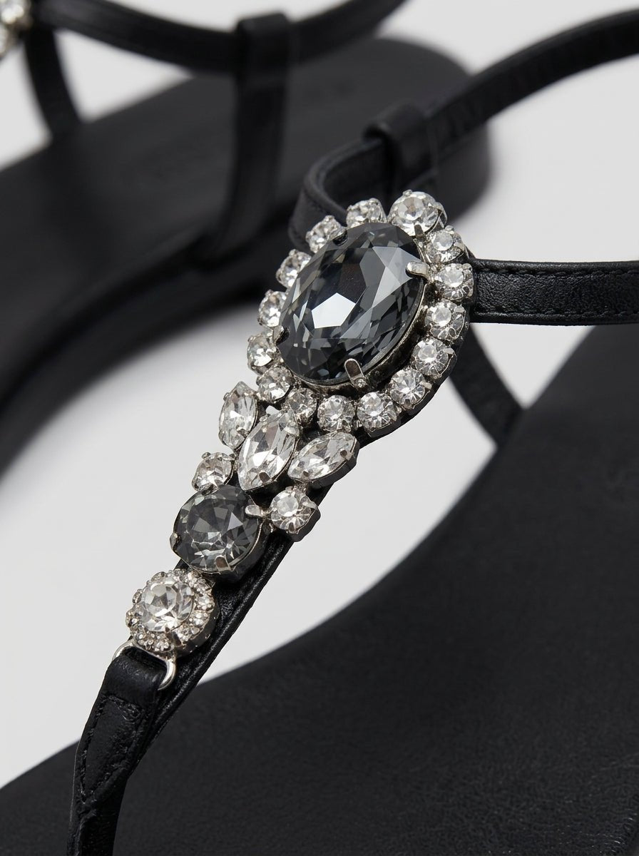 Sandalia Le Cappresi Black Stones Fight