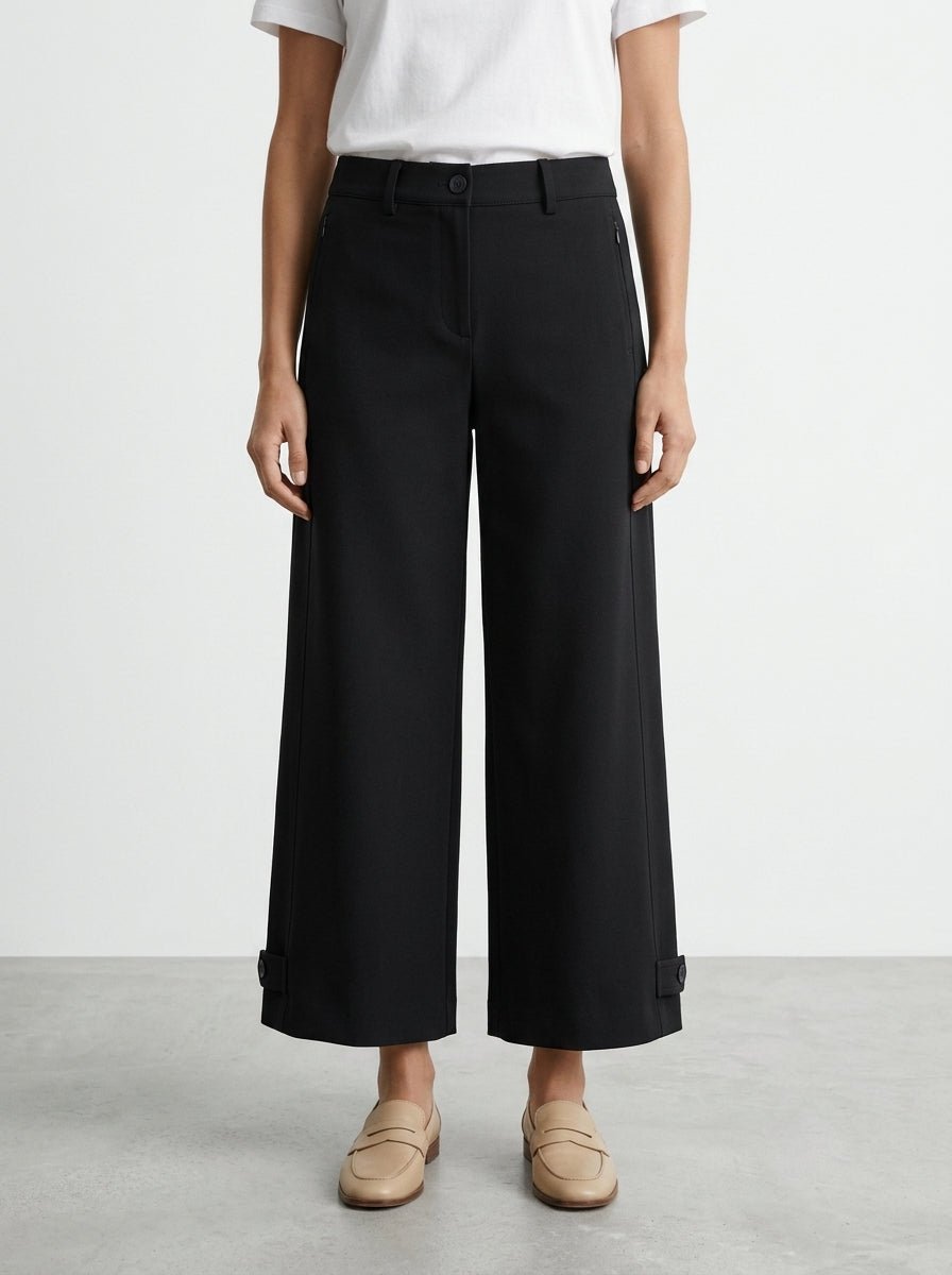 Pantalón Andam Trabilla Azul Marino