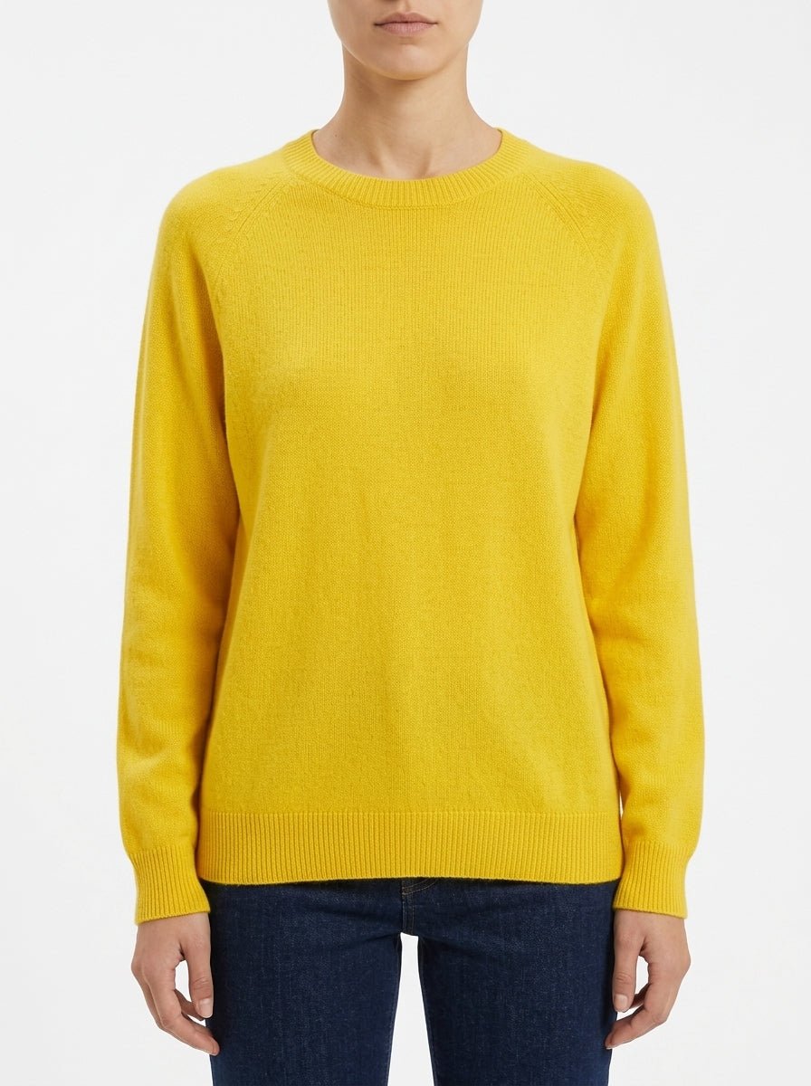 Jersey Floor Cuello Redondo Amarillo