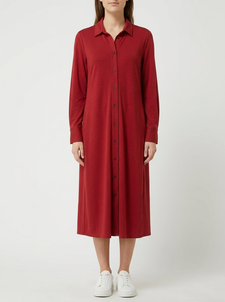 Vestido Rosso35 Camisero Rojo
