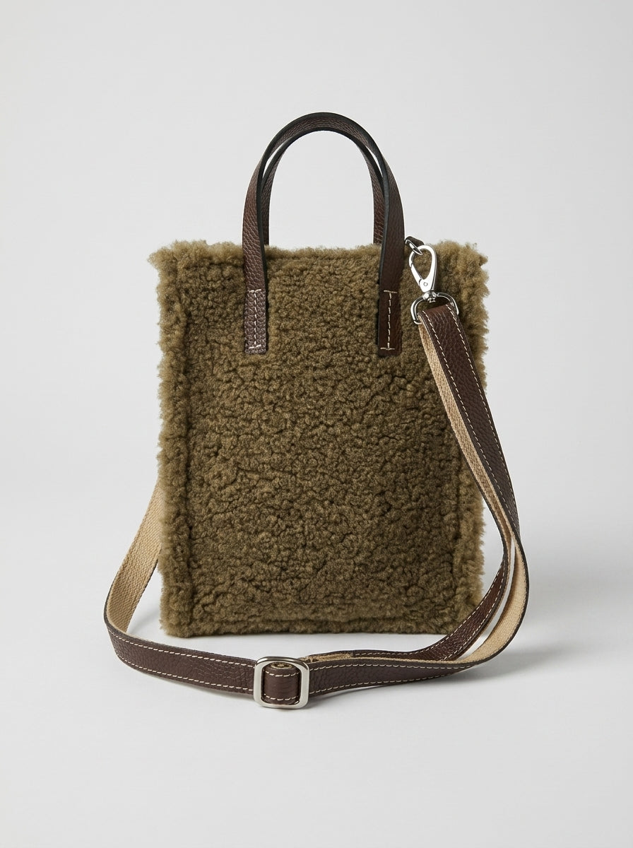 Bolso Kassiopea Mini Umiltá Montone Corteccia
