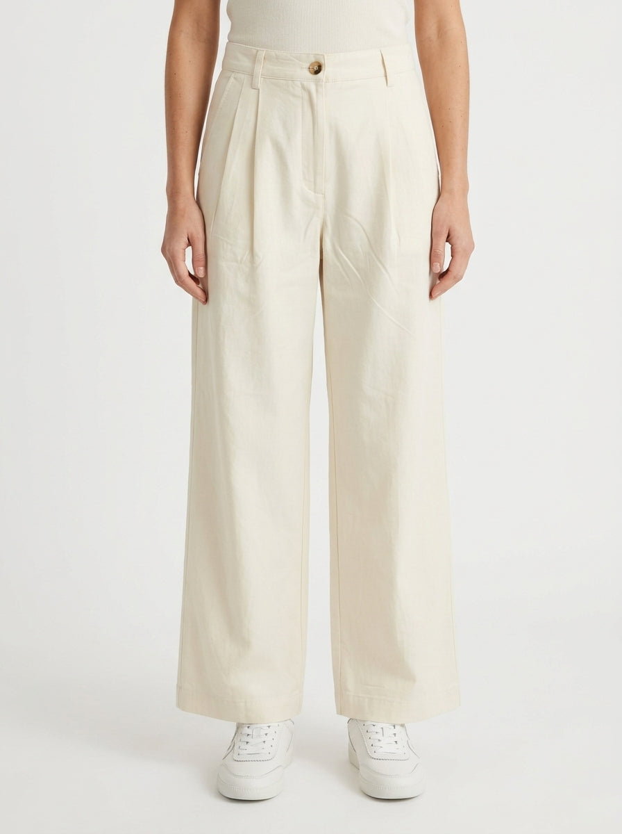 Pantalón Ecoalf Miel Ten Cot Crudo