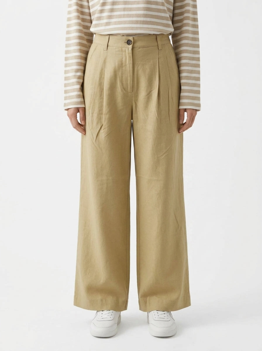 Pantalón Ecoalf Miel Ten Cot Camel