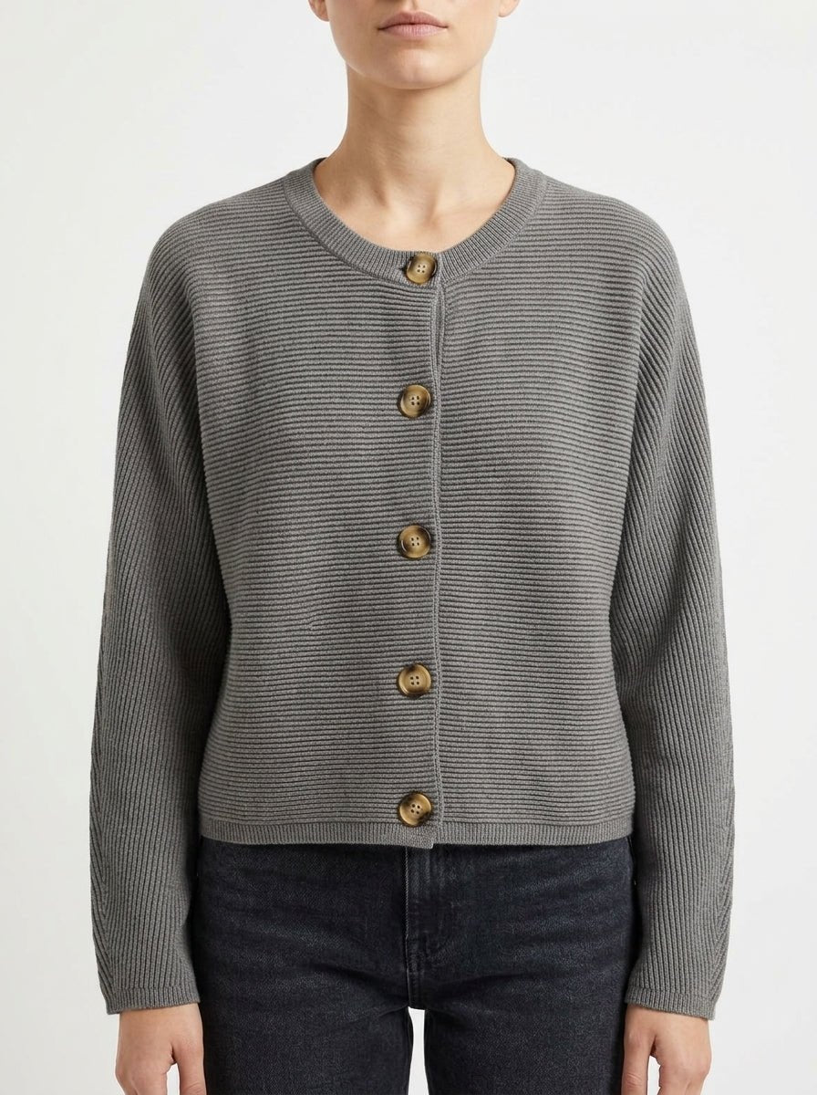 Cardigan Paisie Corto Gris