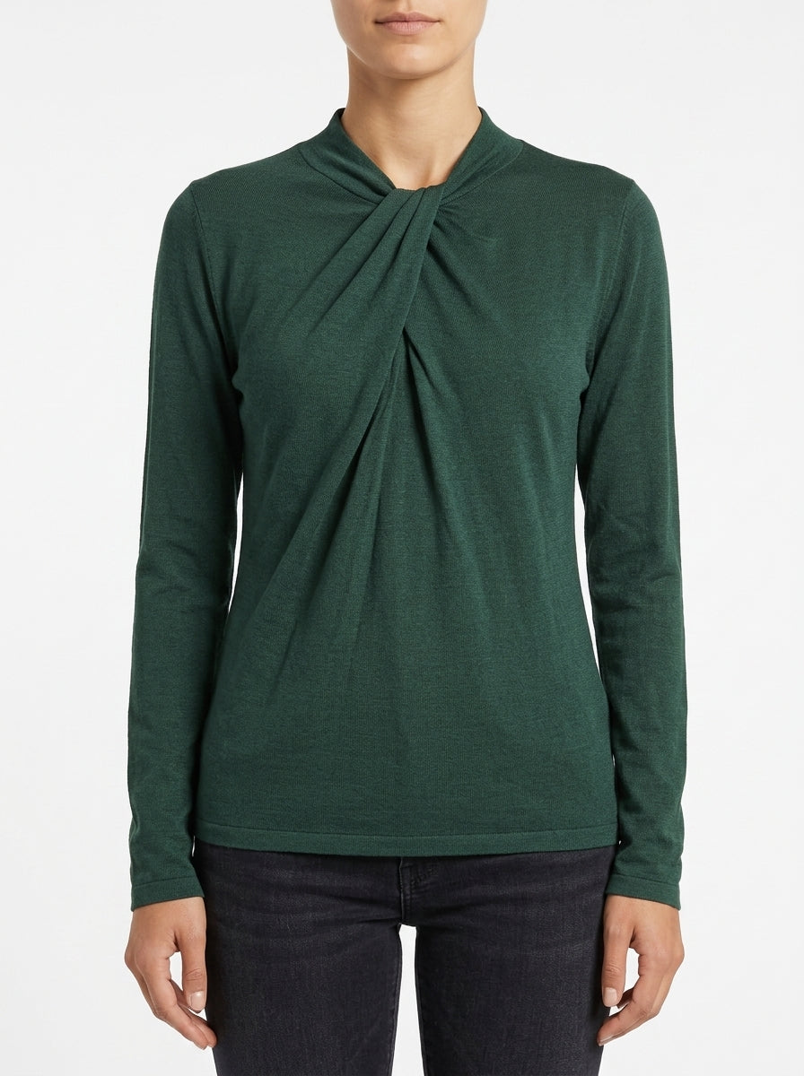 Camiseta Majestic Filatures Nudo Verde
