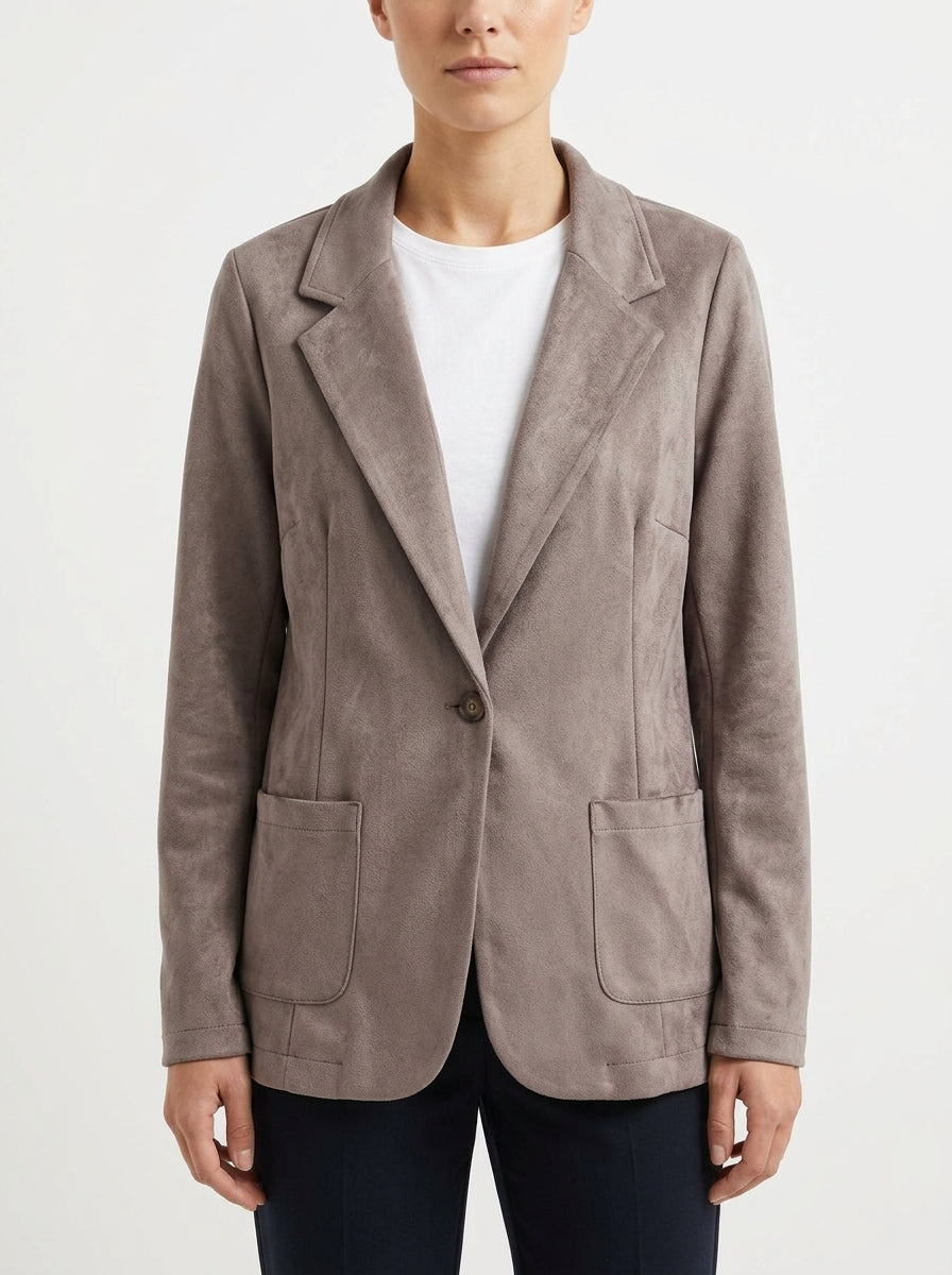Blazer Majestic Filatures Terciopelo Vison