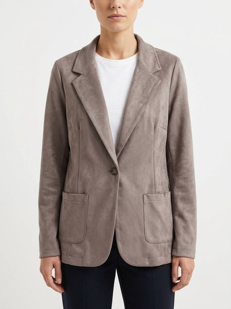 Blazer Majestic Filatures Terciopelo Vison
