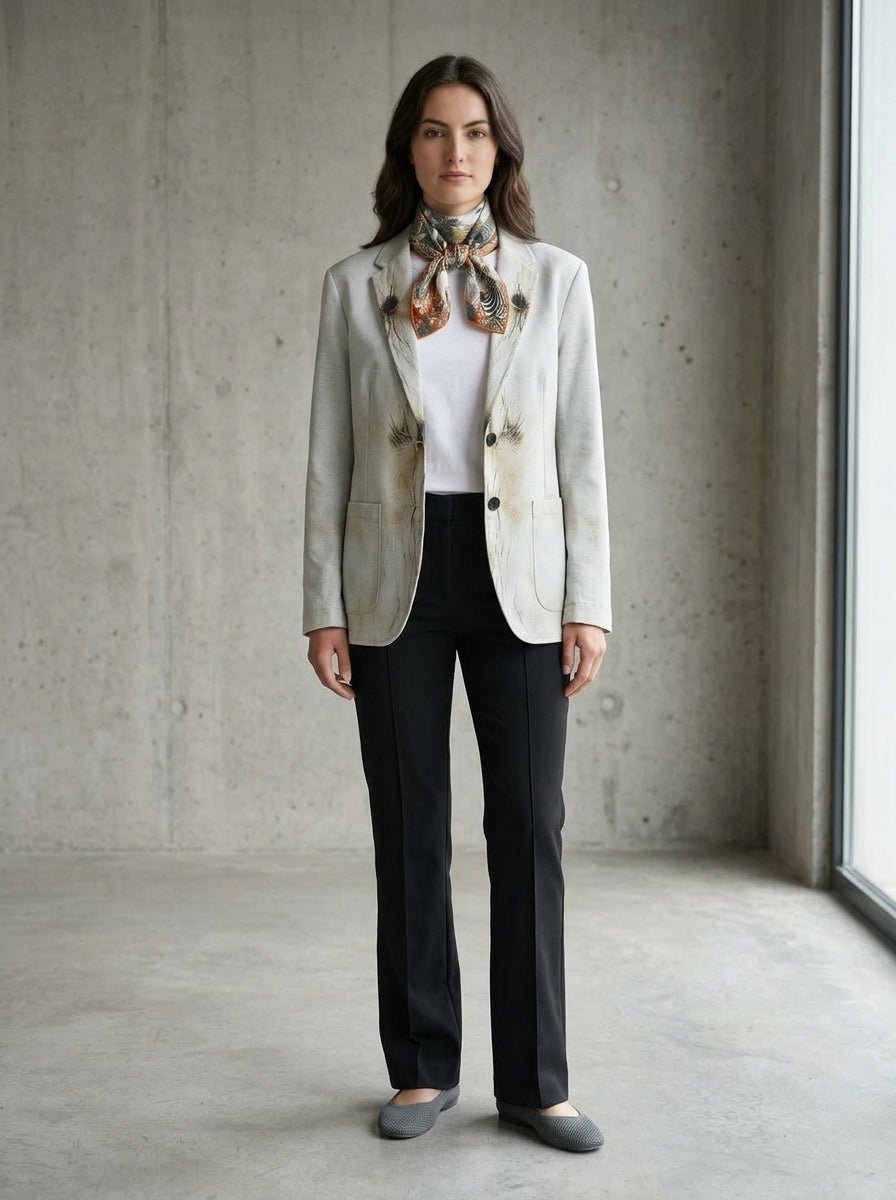 Blazer Sissi Otto Style Chica Blanca