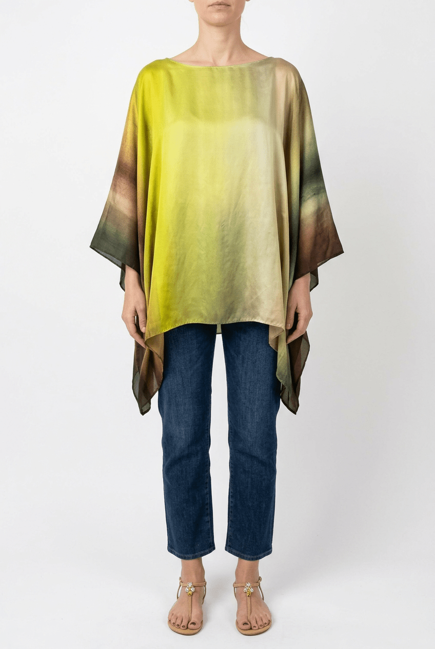 Chemisier Barbieri Dégradé Jaune