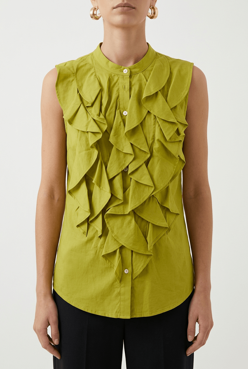 Top Camicetta Snob Volants Huile