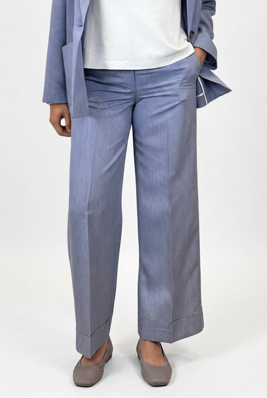 Pantalon large à rayures Adele