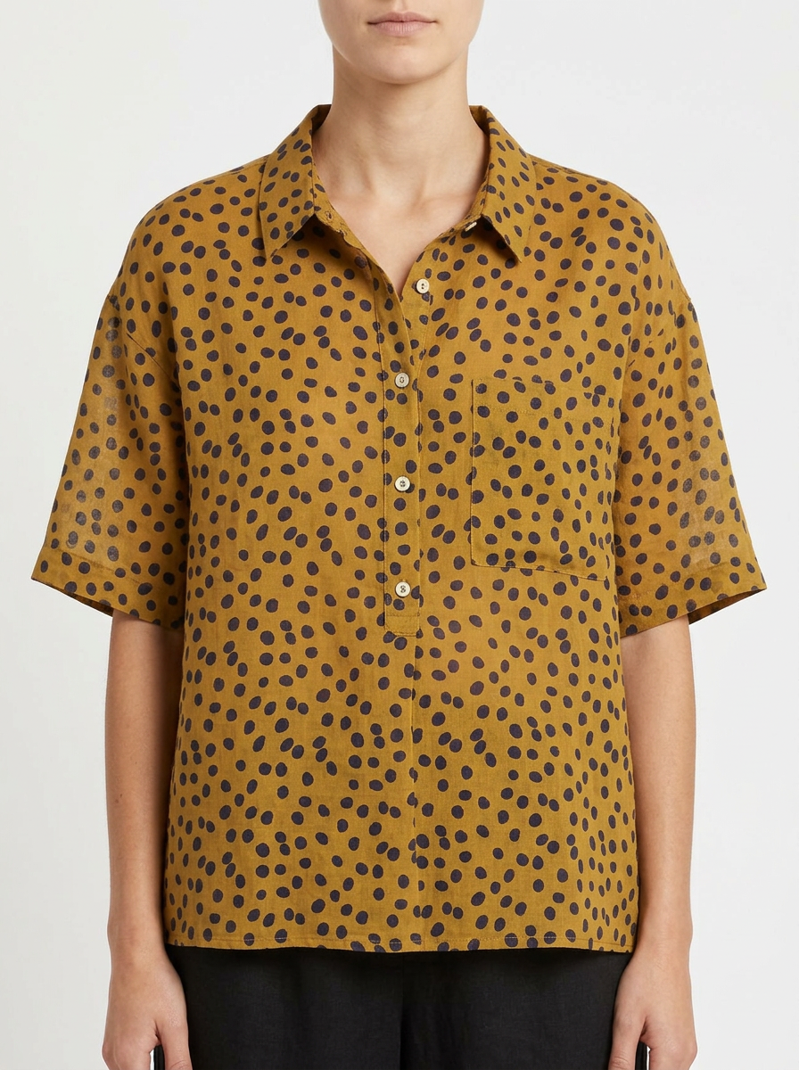 Camisa Hod Caroline Mostaza