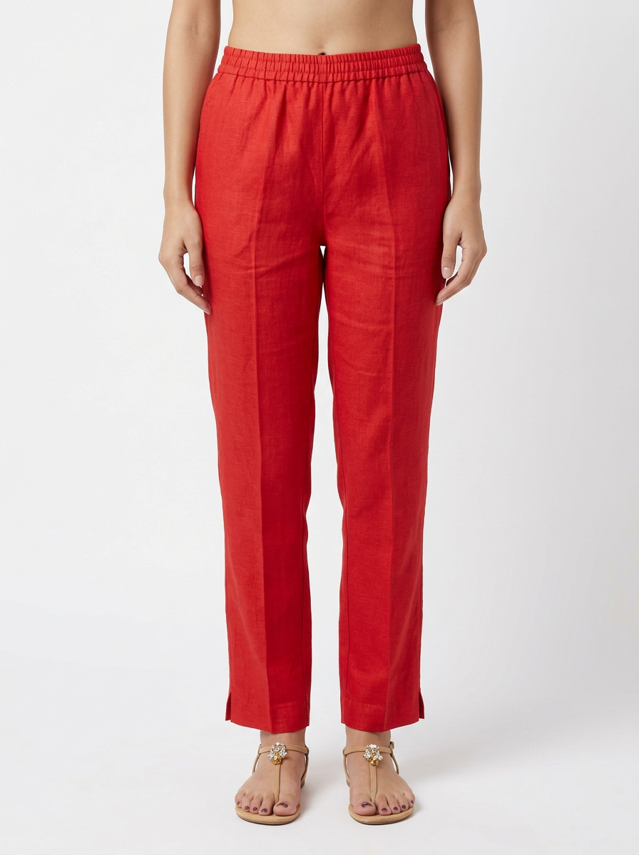 Pantalón Whyci Milano Recto Rojo