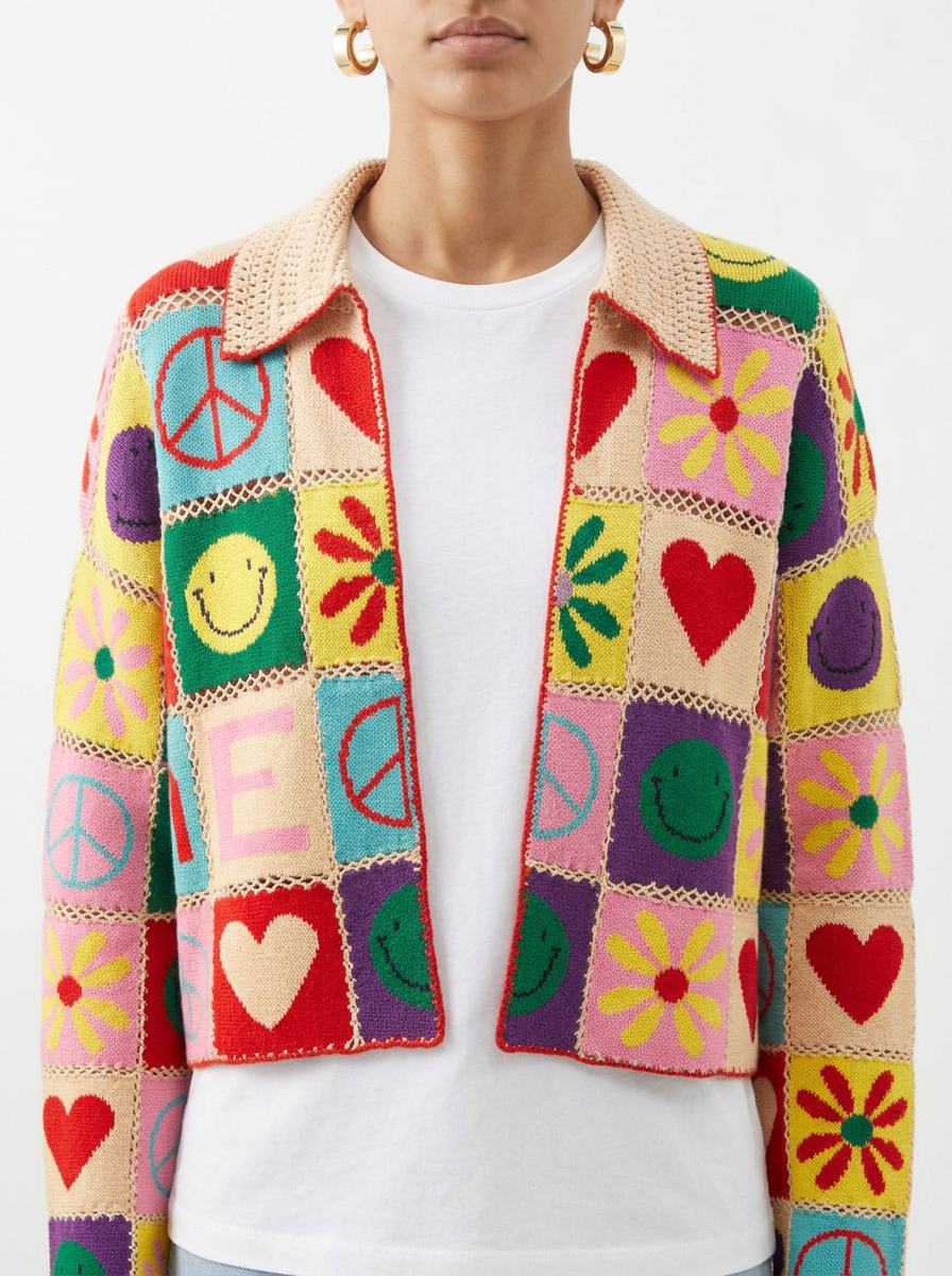 Chaqueta Me369 Miami Crochet Multicolor
