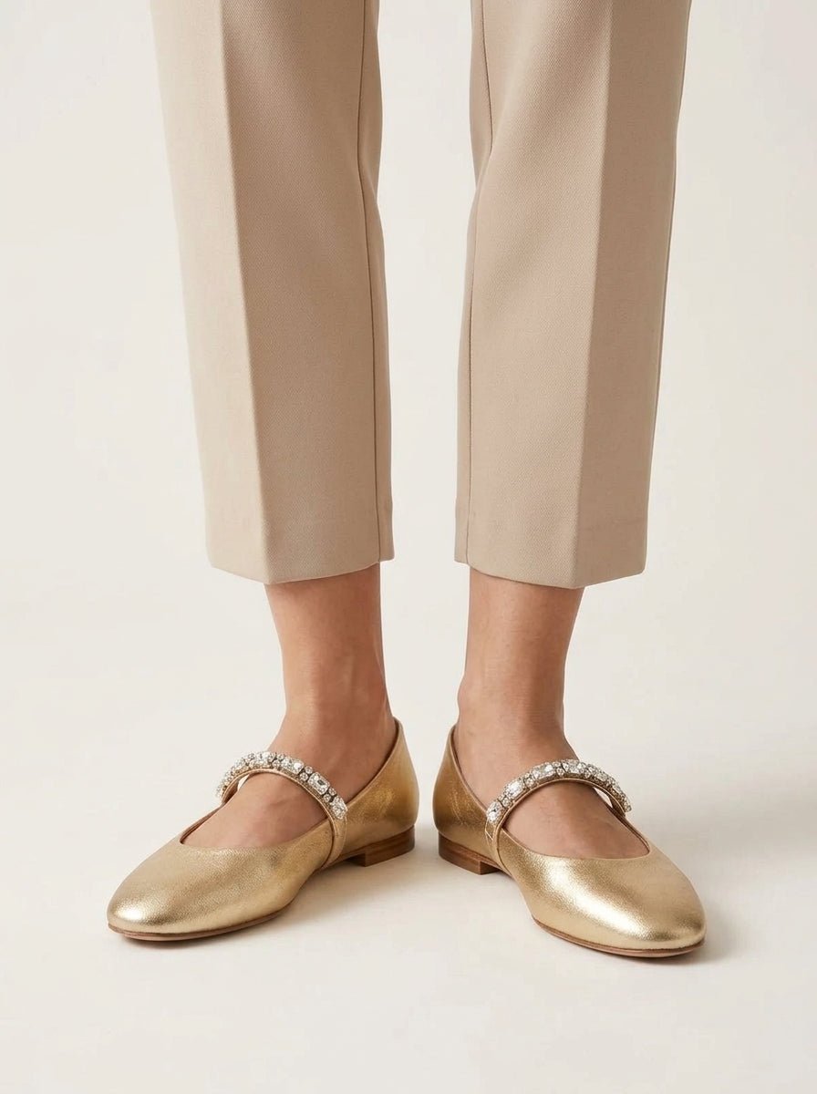 BALANINA LE CAPPRESI GOLD STONES BRACER