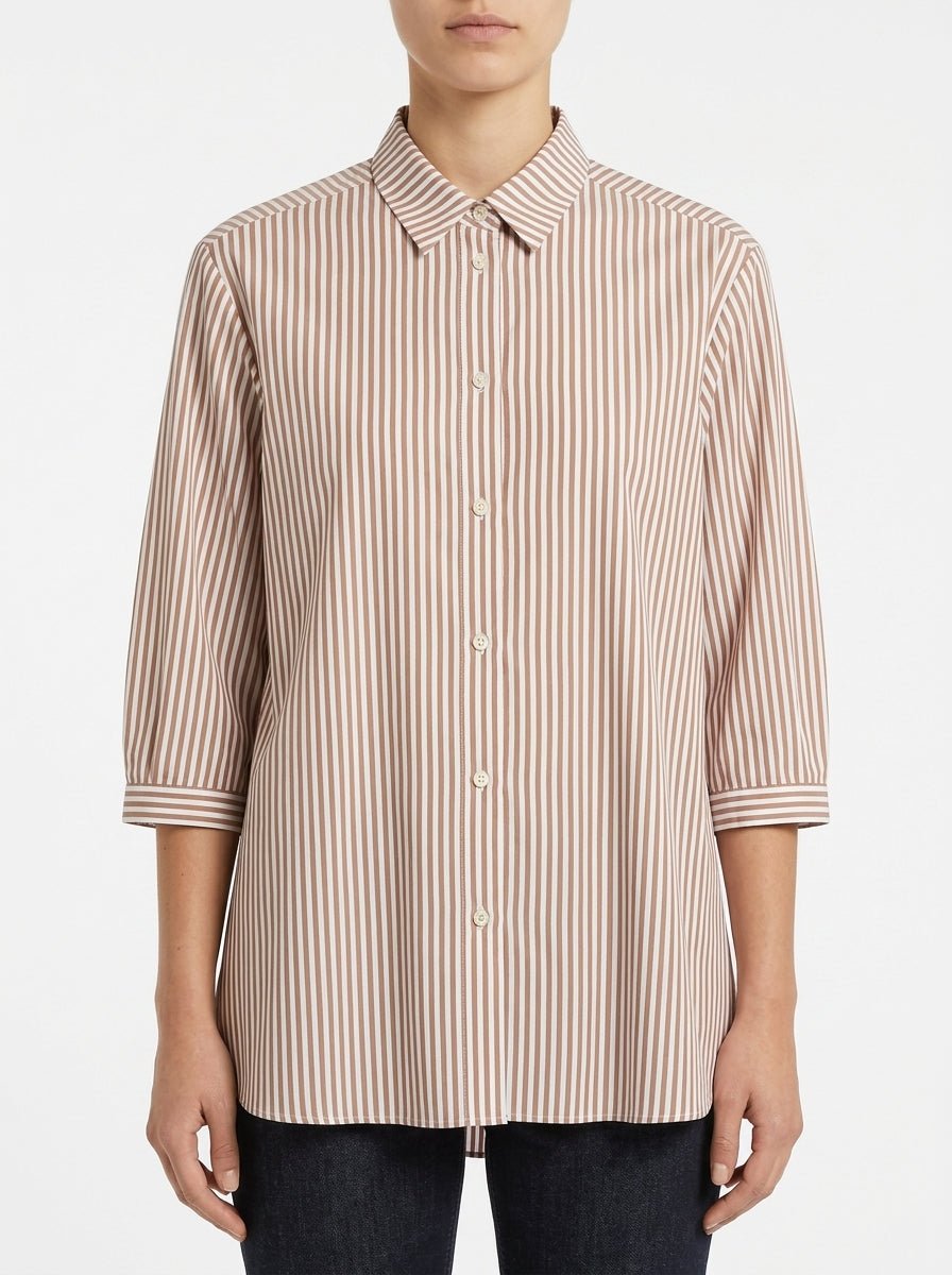 Camisa Adele New Vanessa Rayas Marrón Avellana