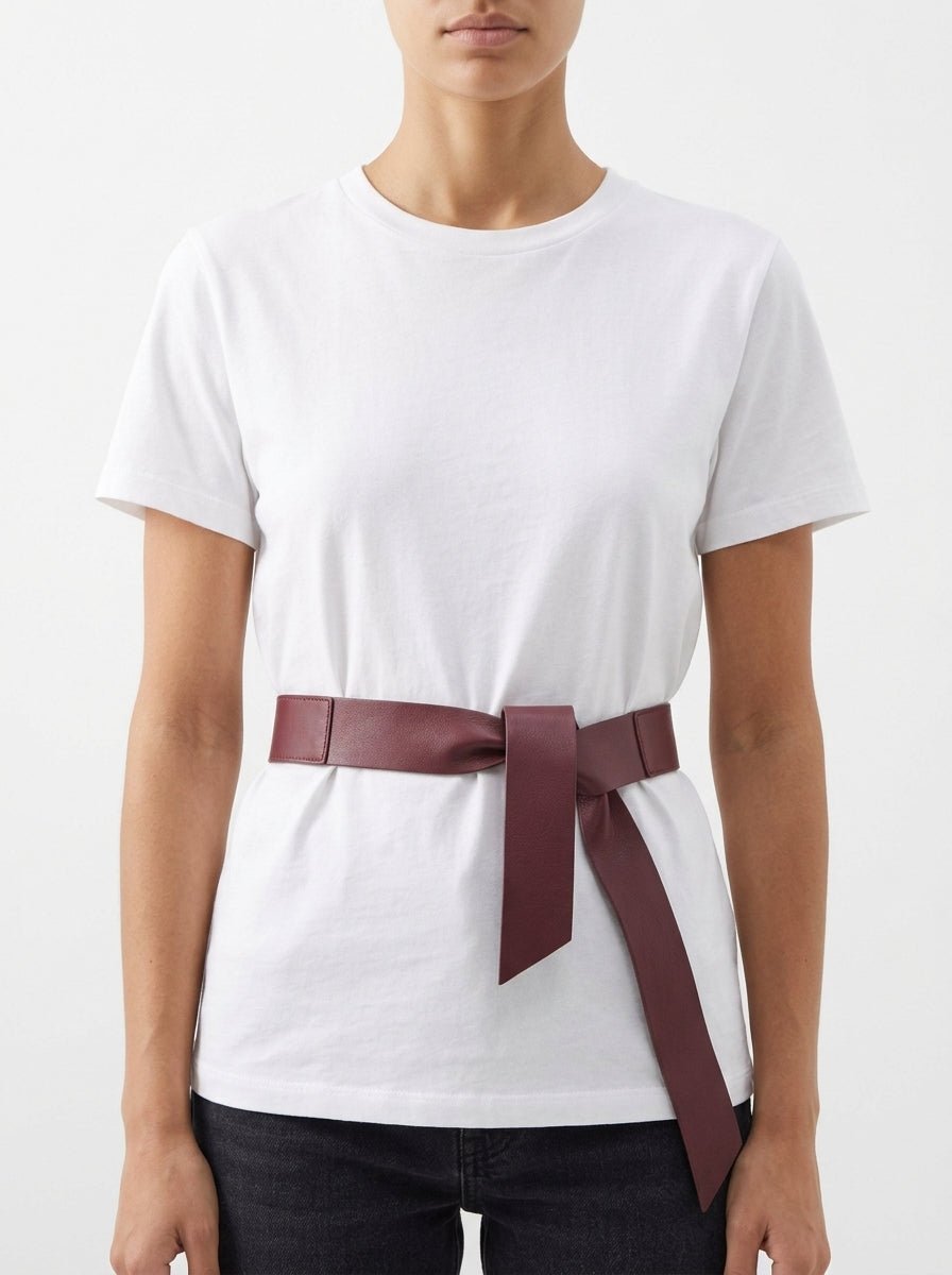 Cinturón Niu Lazo Burdeos