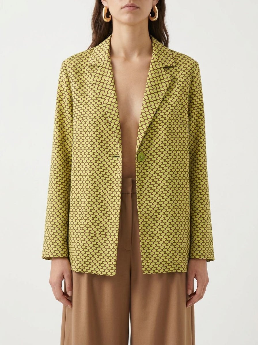 Blazer JustMine Estampado Lima