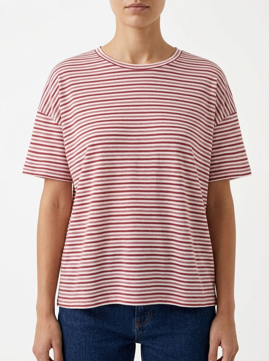 Camiseta Agoefilo Barca Rayas Rosa