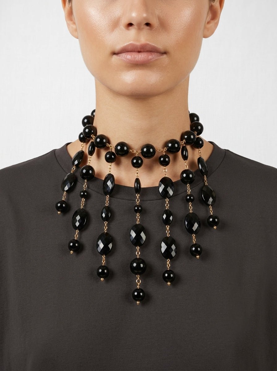 Collana Lampadario Fabrizio Marcantelli Nera