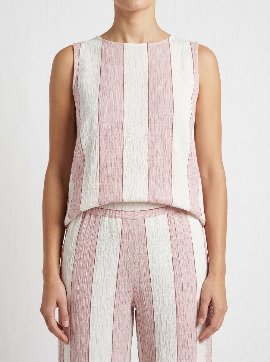 Agoefil Wide Striped Top