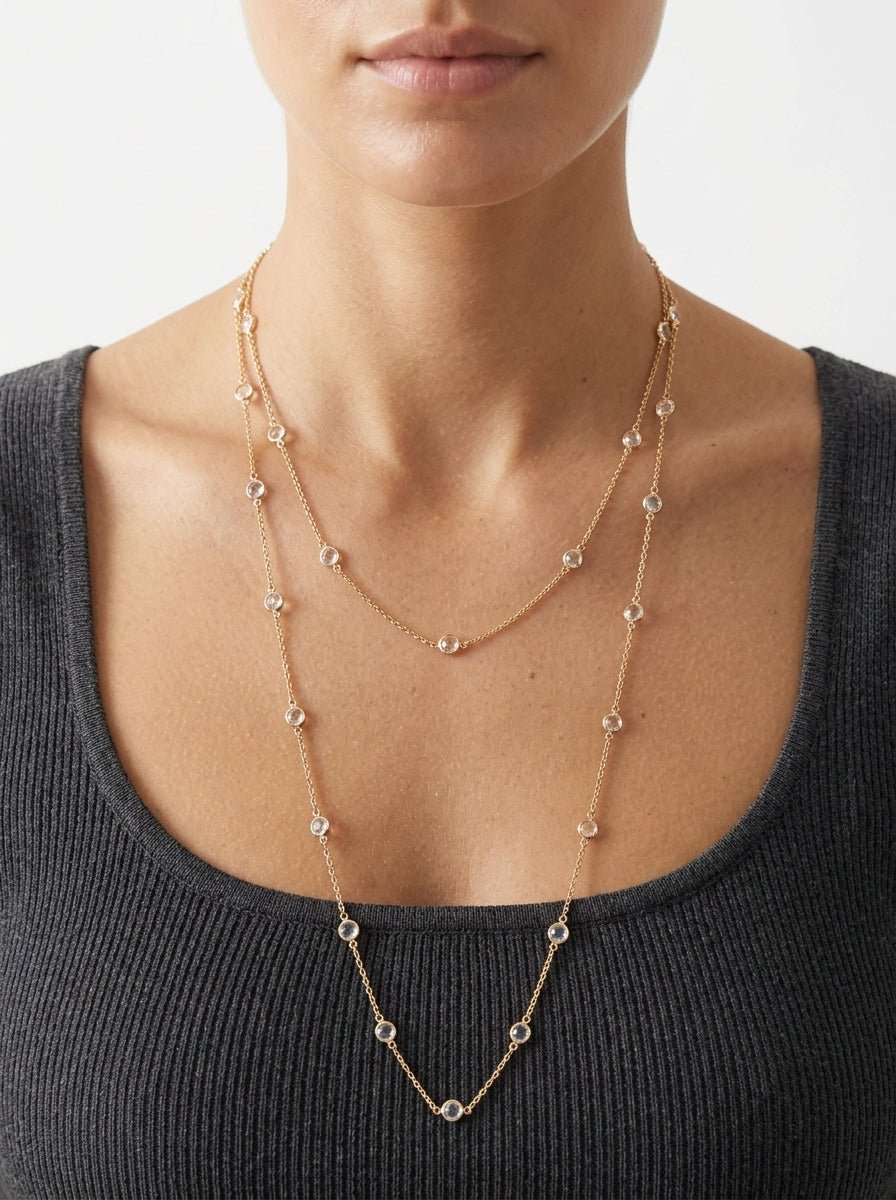 Collana Tiffany in oro rosa Fabrizio Marcantelli