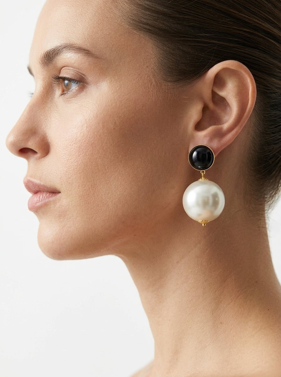 Pendientes Fabrizio Marcantelli Bola Perla