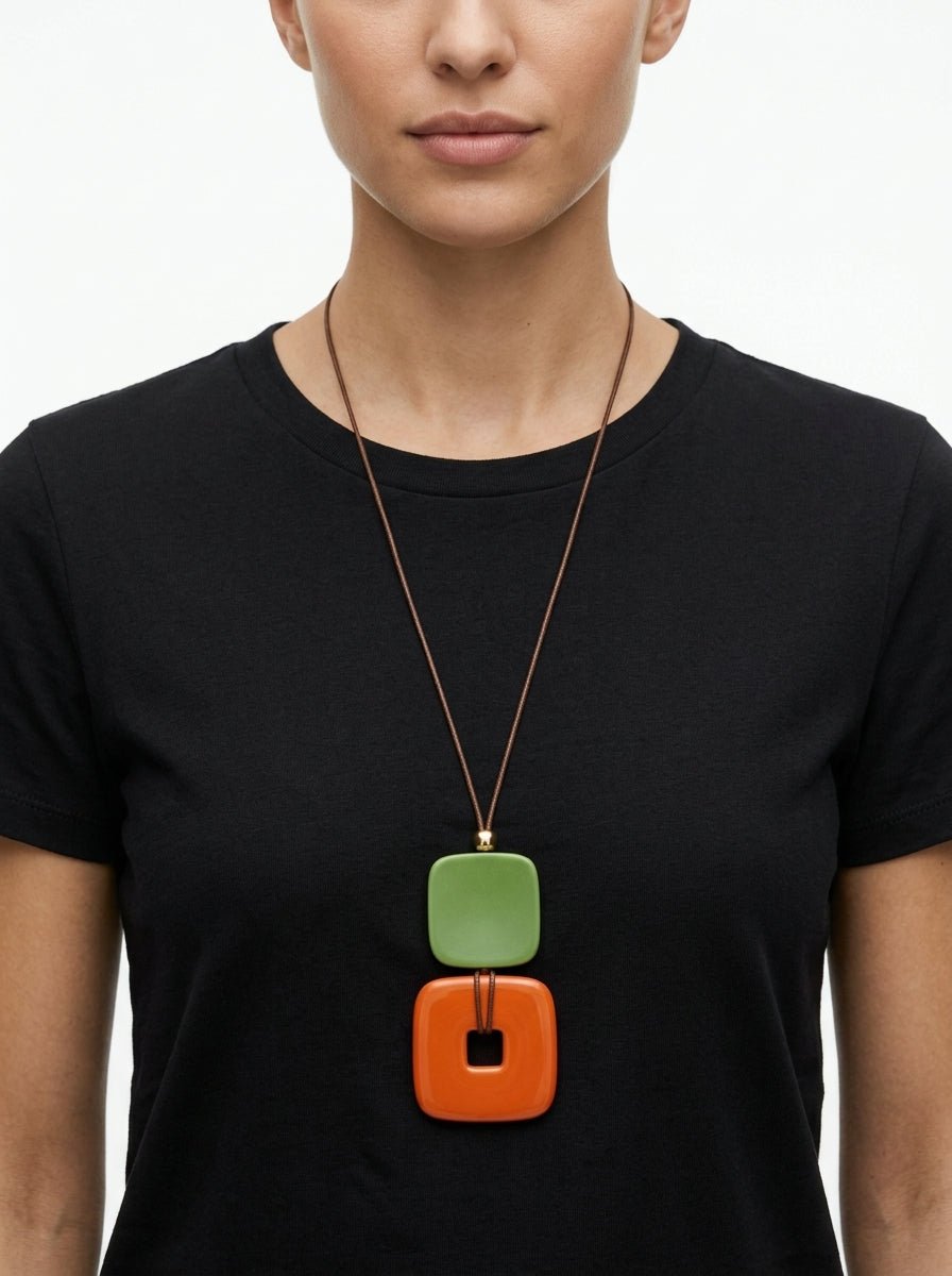 Collar Il Baco Da Seta Cuentas Agua