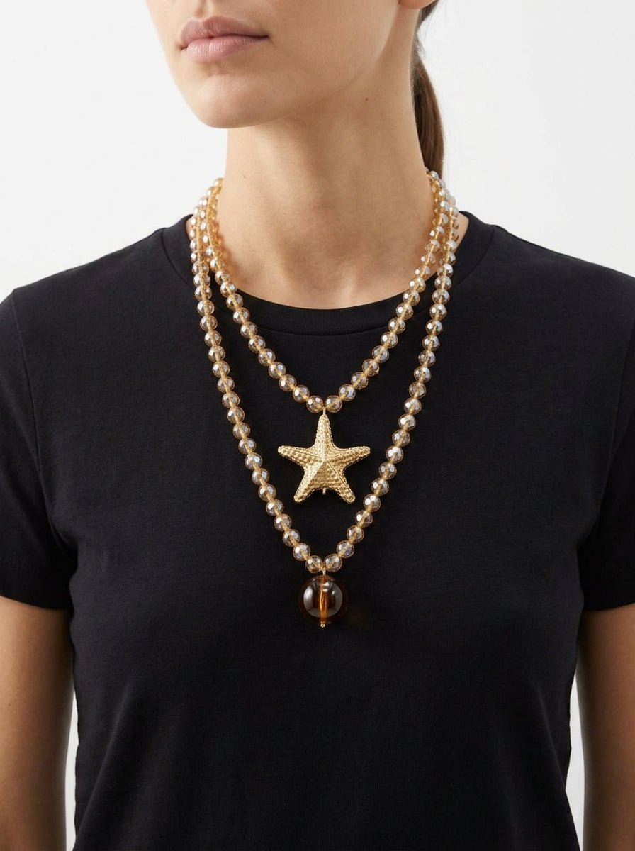 Collar Fabrizio Marcantelli Estrella del Mar Pequeña Dorada
