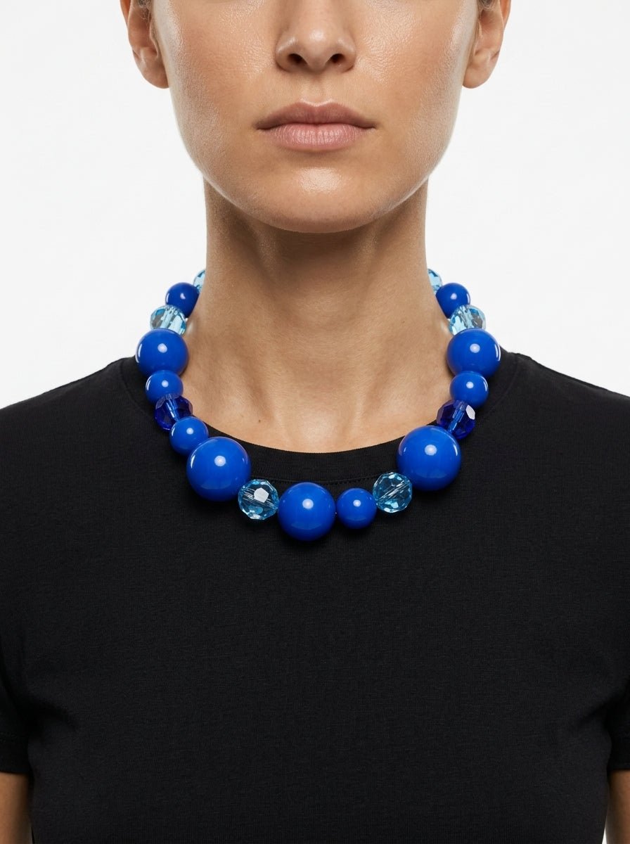 Collar Fabrizio Marcantelli Bolas Azul