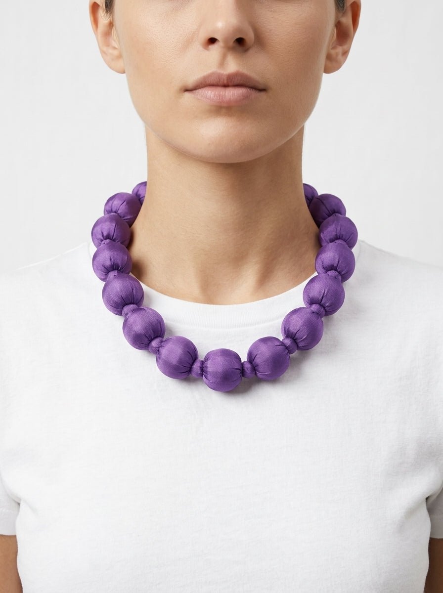 Collar Il Baco Da Seta Linh Violeta